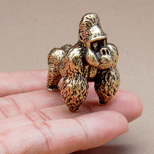 Escultura De En Miniatura, Adorno De Orangután De