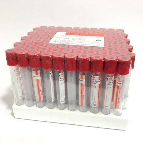 Tubo Rojo Para Extracción Al Vacío 6 Ml X 100 Und