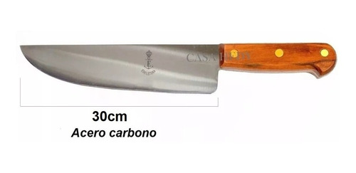 Cuchillo Eskilstuna 398 Hoja 30cm Acero Carbono Cabo Madera