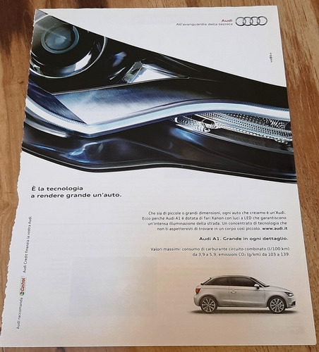 Publicidad De Revista Audi A1