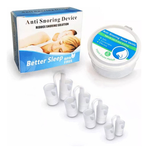 Set X4 Dilatador Nasal Cilindrico Anti Ronquido Dejar Roncar
