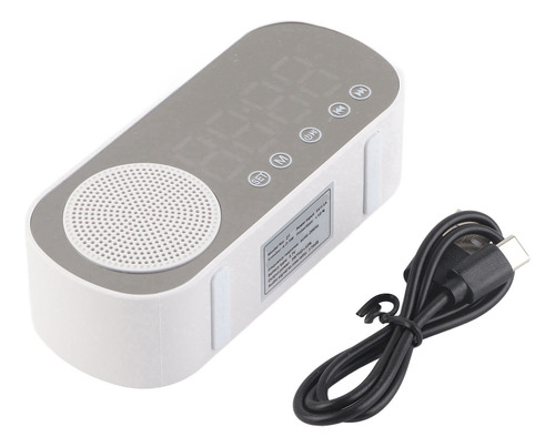 Reloj Despertador Digital Reloj De Espejo Con Altavoz