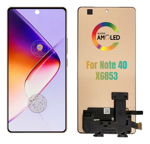 Pantalla Táctil Amoled For Infinix Note 40 X6853 Negra