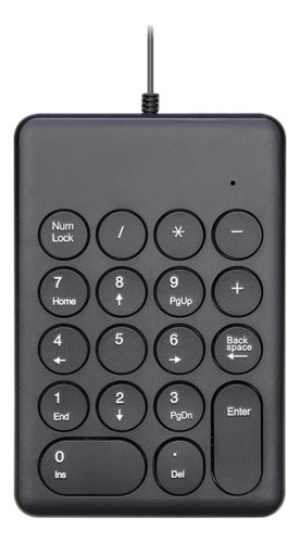 2 Uds Usb 18 Teclas Numpad Teclado Universal Duradero Plug