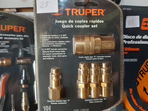 Acoples Rápidos Truper 