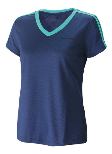 Camiseta Básica Deportiva, Color Azul Oscuro Para Mujer