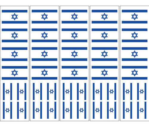 40 Tatuajes: Bandera Israelí, Favores De Fiesta De Israel