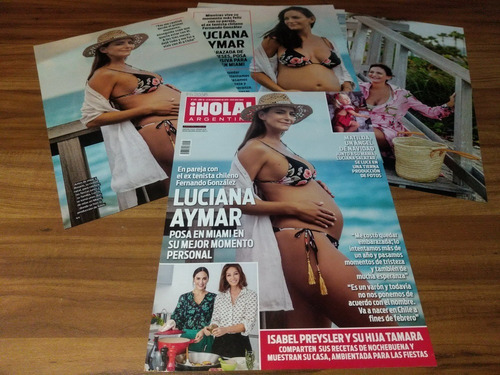 Luciana Aymar * Tapa Y Nota Revista Hola 476 * 2019 (Usado)