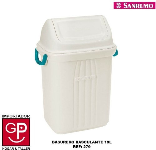 Basurero Basculante San Remo 19 Lts 279 G P