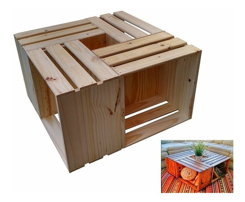 Imagen 1 de 7 de Mesa Ratona Cajones De Verduras Mundopino