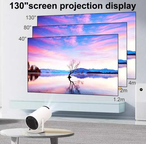 Hy300 Pro Mini Proyector Android 4k Portátil Con Android 11