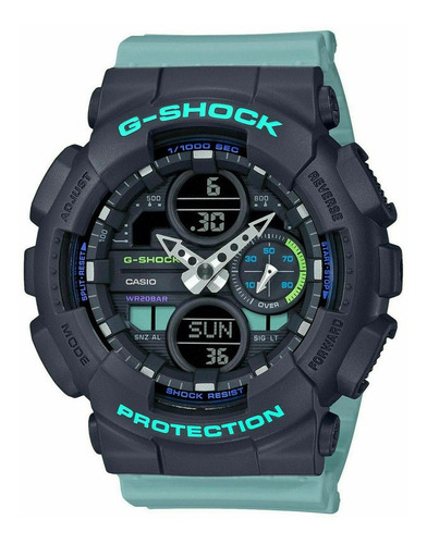 Reloj Casio G-shock S Series Original Aqua/negro Unisex