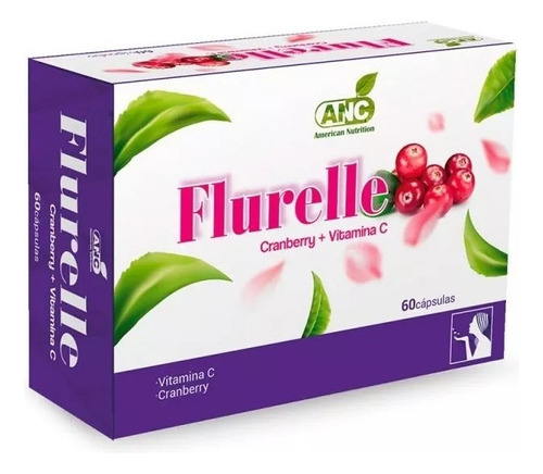 Flurelle X 60 Cáspulas (cranberry + Vitamina C ) Anc Sabor Sin sabor