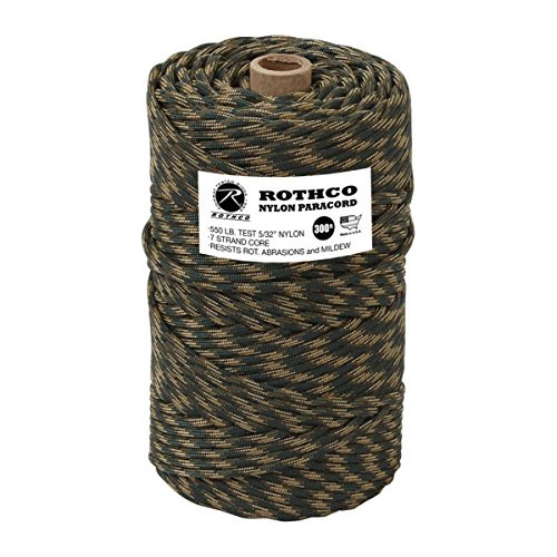 Paracord De Nailon De 550 Lb, 300 Pies Tubo, Camuflaje ...