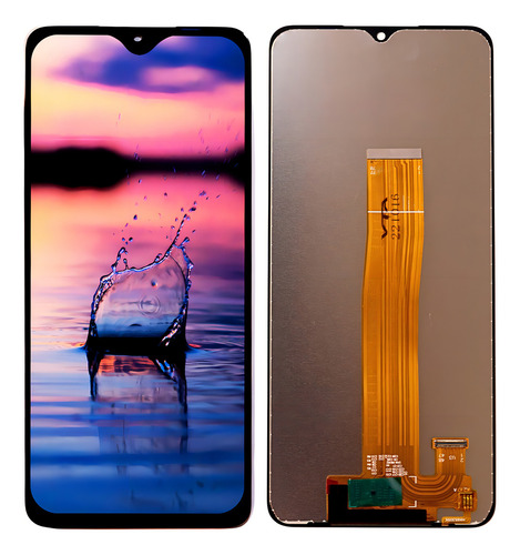 Display Touch Tela Compatível Galaxy A12 + Pelicula Cor Preto