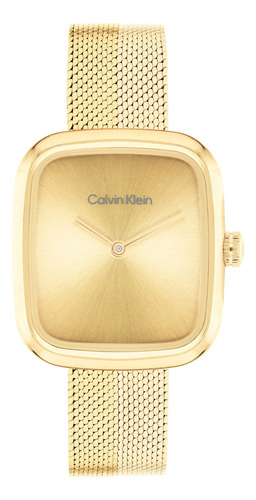 Reloj Calvin Klein Mujer Adore 25100099 Mesh Dorado 26.7mm
