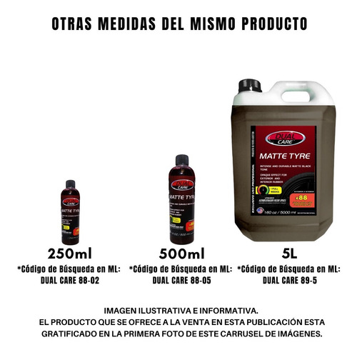 Acondicionador Gómas Y Plásticos Negro Matte 500ml