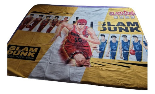 Mural, Cubrecama, Tapiz Anime Slam Dunk 1,50 X 2 Mts