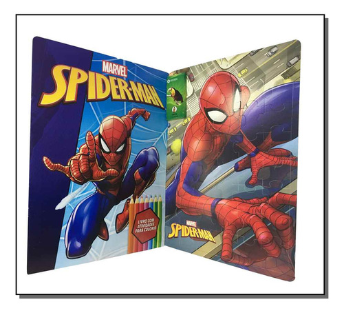 Libro Marvel Kit Diversao Spider Man De Editora Rideel Ride