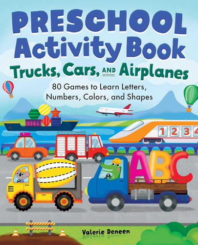 Libro Actividades Preescolares Camiones, Autos Y Aviones: 80