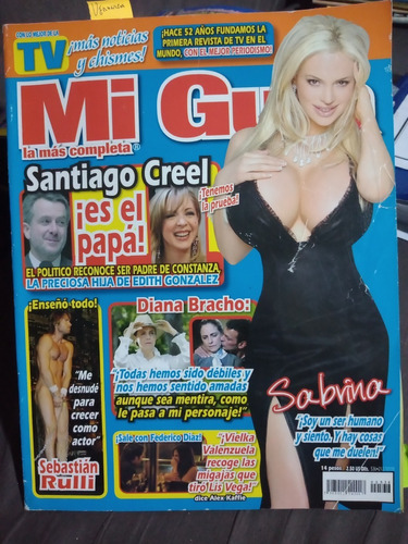 Sabrina Sabrok En Revista Mi Guia Sebastian Rulli Año 2008