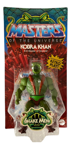 Kobra Khan Snake Men Motu Origins Retro Play Mattel Wave 11 (Usado)