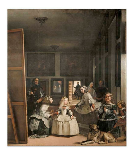 Cuadro Canvas Fine Art Las Meninas Diego Velázquez 86x100