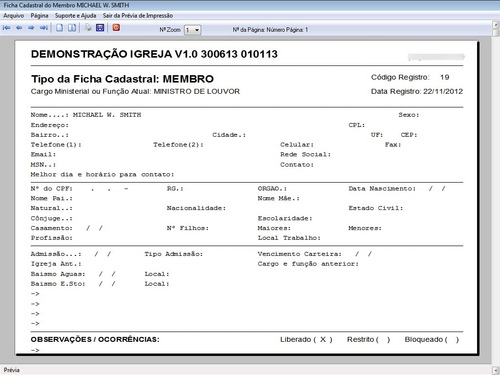 Programa Para Controlar E Administrar Igrejas V1.0 Fpqsystem