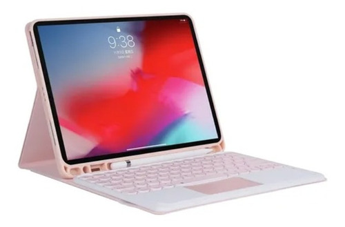 Funda Con Teclado + Touchpad + Lám Para iPad Pro 11 Chip M1