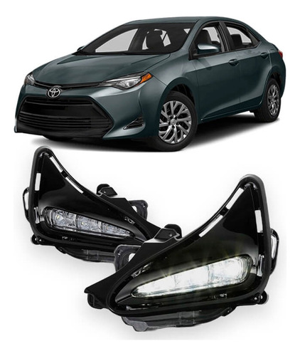 Faros Neblineros Led Toyota Corolla 2017 2018