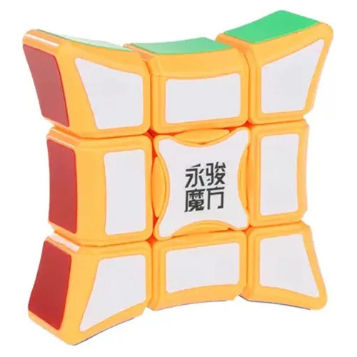 Floppy Spinner Cubo Rubik 3x3x1 Fidget Yj Original