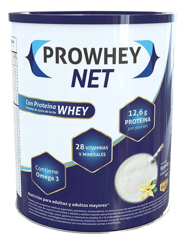 Prowhey Net Polvo Vainilla Lata 868 G