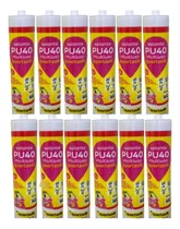 Comprar Kit 12 Pu40 Adesivo Silicone Selante Preto 360gr Quartzolit