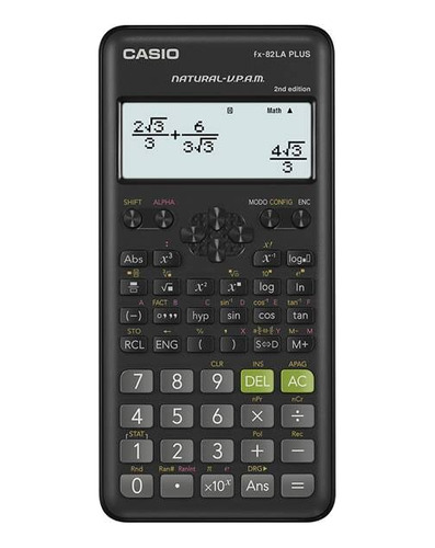 Calculadora Casio Fx-82la Plus Científica Segunda Edición