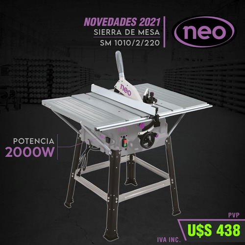 Sierra De Mesa Neo 10 PuLG Sm1010/1/220m - Ynter Industrial