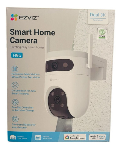 Camara Wifi Ezviz H9c 5mp 3k Doble Lente Motorizada Exterior