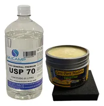 Comprar Kit Cera Para Madeira Abelha Com Carnaúba + Oleo Mineral Usp