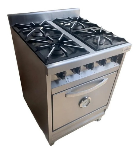 Imagen 7 de 9 de Cocina Industrial Familiar De 4 Hornallas Gas Rovesco 60cm.