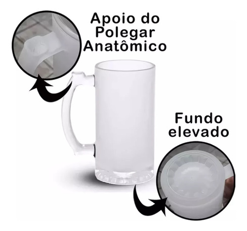 Caneca De Chopp Santos Vidro Jateada Personalizada Seu Nome Jateada Santos Sfc Peixão