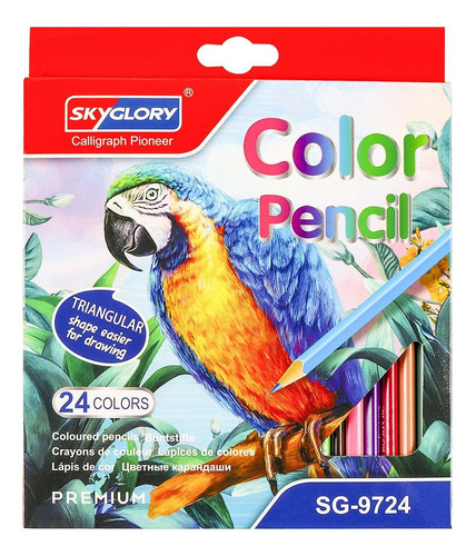 Lapices De Colores Skyglory X24 Serviciopapelero