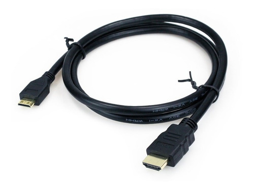 Imagen 2 de 4 de Cable Mini Hdmi A Hdmi 1 M Metro Tablet Full Hd