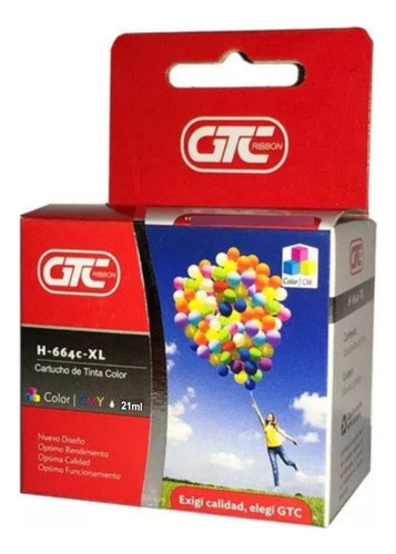 Cartucho De Tinta Para Hp 664 Xl Color, 2135 3635 4675 5075