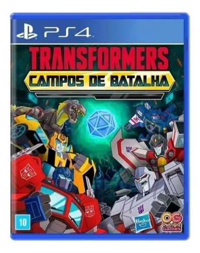 Jogo Ps4 Infantil Transformers Campos De Batalha Fisico