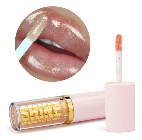 Brillo Labial Color Glitter Lip Gloss Pack 3 Piezas