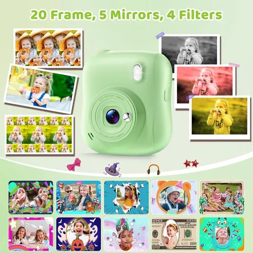 Cámara De Impresión Instantánea Para Niños, Cámara Instan...