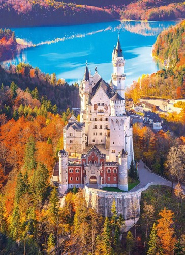 Castillo Neuschwanstein Rompecabezas 1000 Piezas Clementoni