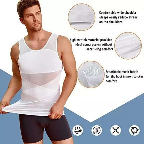 Camisas De Compresión Para Hombre Ginecomastia Pecho