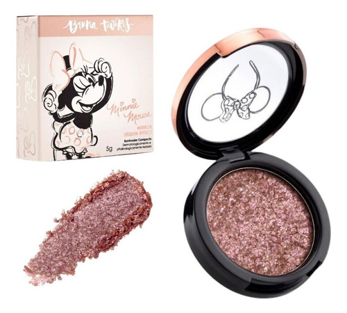 Iluminador Minnie Mouse Bruna Tavares Mirror Sequin Effect