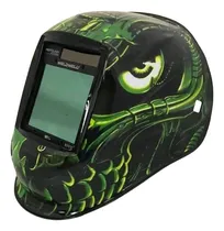Comprar Máscara De Soldar Fotosensible \u002F 4 Sensores \u002F Flama Azul 