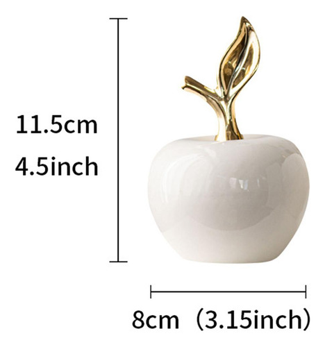 Estatua De Manzanas, Figura De Cerámica, Centro De Pequeño